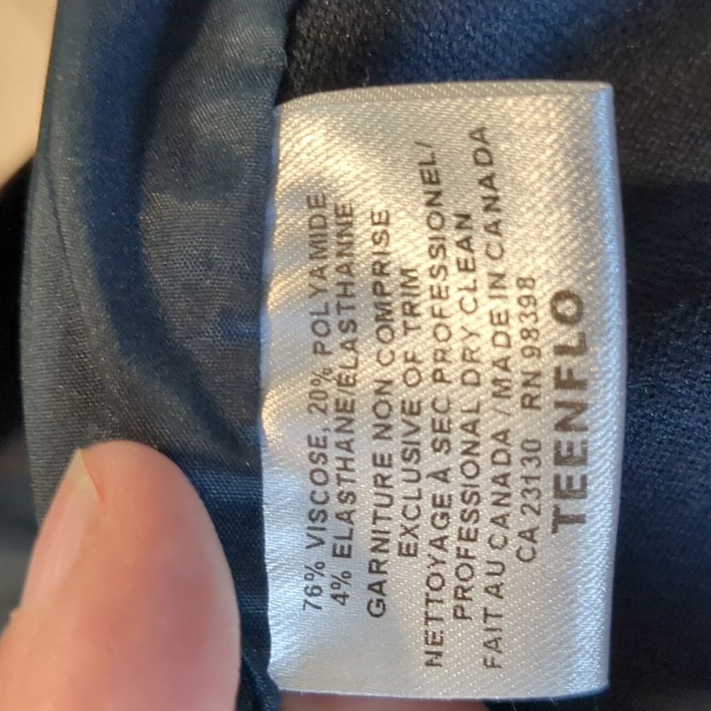 Judith & Charles stretch knit blazer Sz 6 - Picture 8 of 8